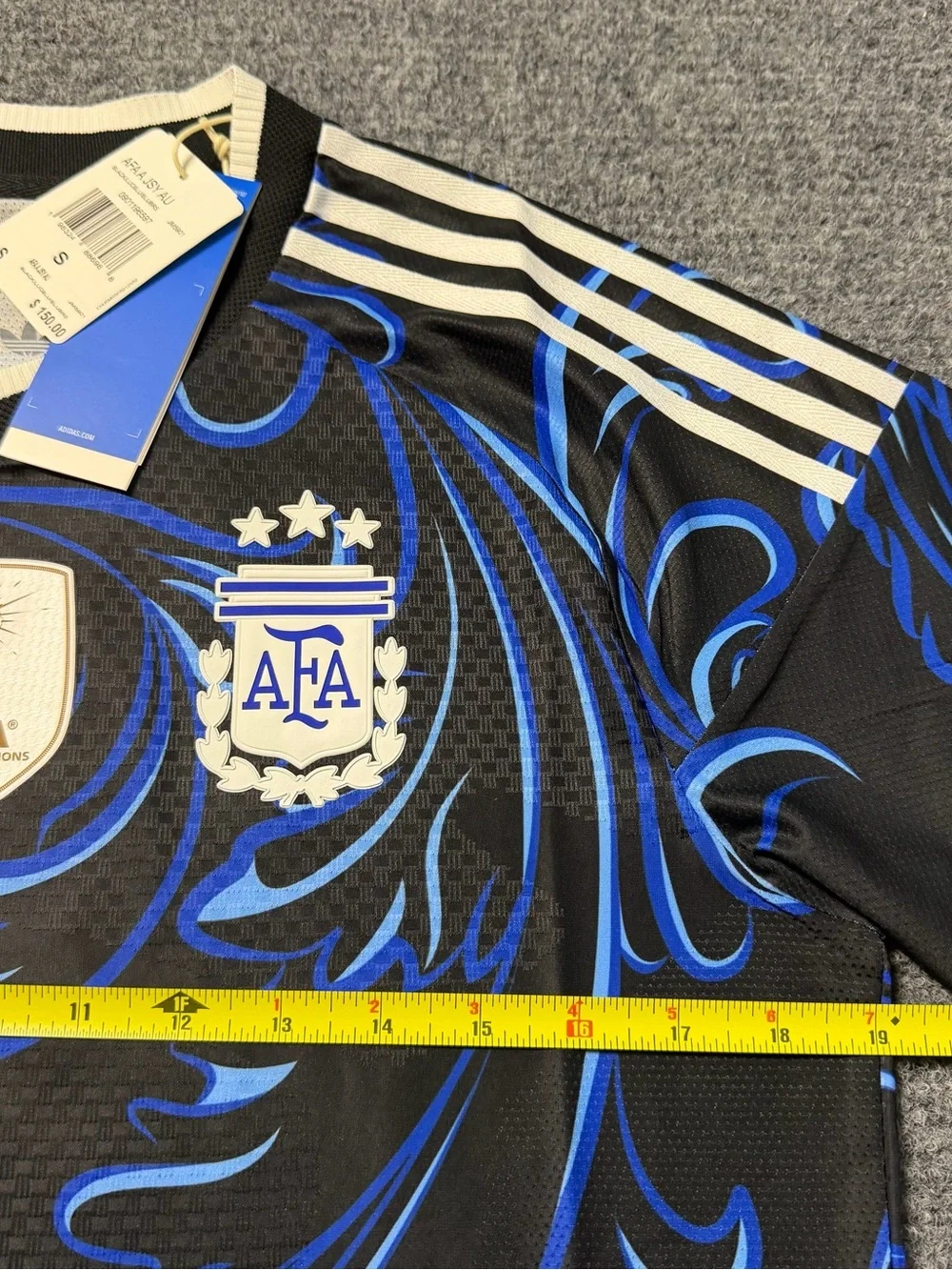 2026 Adidas Argentina Away Jersey Player Authentic Black JM5901 | Men's Small